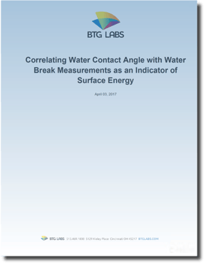 correlating-water-contact-angle-with-water-break-measurements-as-an-indicator-of-surface-energy-1